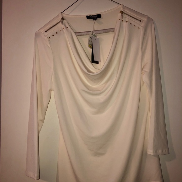 White Stein-mart Blouse - Picture 1 of 2